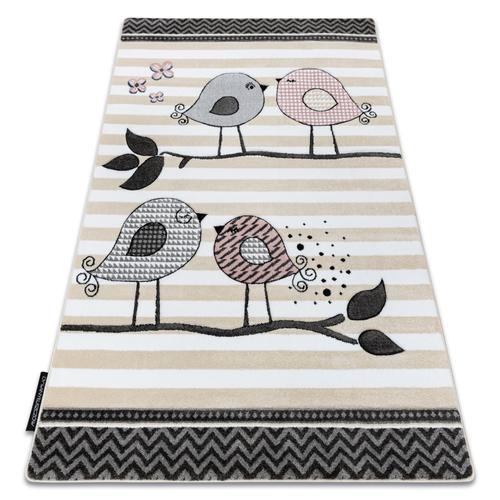 120x170 Cm Tapis Petit Birds Petits Oiseaux Crème