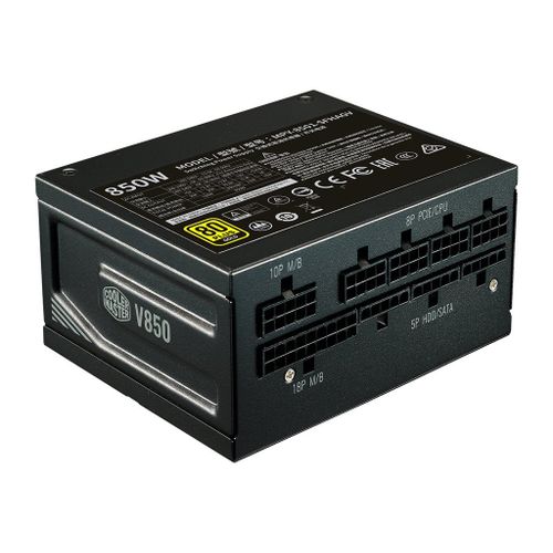 Cooler Master V Series V850 SFX - Alimentation électrique (interne) - EPS12V / SFX12V 3.42 - 80 PLUS Gold - CA 100-240 V - 850 Watt - PFC active - Europe