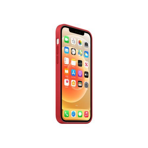 Apple - (Product) Red - Coque De Protection Pour Téléphone Portable - Avec Magsafe - Silicone - Rouge - Pour Iphone 12, 12 Pro