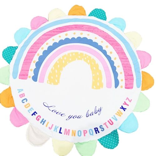 Tapis Zone De Lecture Antidérapant Pour Enfants, 1 Ensemble, Tapis De Tournesol, Tapis Rampant, Tapis De Dessin Animé Antidérapant, Tapis De Jeu Puzzle Pour Enfants 69he