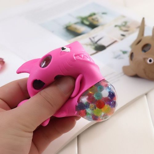 69he ? Boules De Requin À Presser Pour Enfant, Jouet Spécial De Décompression, De Dessin Animé, Anti Stress, Pour Garçon Et Fille