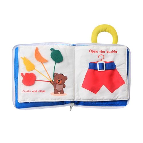 Livre En Tissu Doux Et Lavable 3d Interactif Parent-Enfant, Livre D'apprentissage Précoce Pour Bébé, Cadeau Pour Bébé