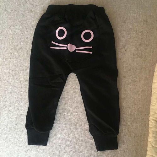 Pantalons D'automne Pour Enfants Garçons Et Filles, Sarouel Avec Chat De Dessin Animé, Vêtements Pour Enfants De 1 À 4 Ans, 2016