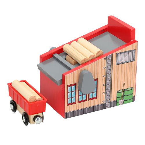Rails De Train En Bois, Accessoires De Scène, Jouets Éducatifs Pour Enfants