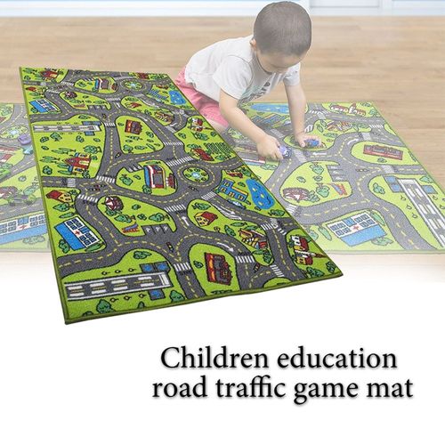 Tapis De Stationnement De Voiture Multicolore, Tapis De Jeu De Sécurité Pour Enfants, Tapis De Voiture, Chemin De Route, Salle De Jeux Pour Bébé, Salle De Classe, Ramper