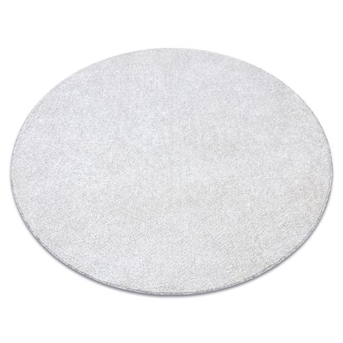 Cercle 170 Cm Tapis Cercle Santa Fe Crème 031 Plaine Couleur Unie