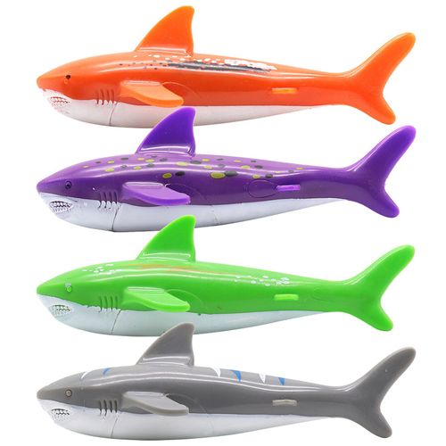 Jeu Sous Marin D'été, 4 Pièces, Océan Requin Fusée Lancer, Jeu De Plongée En Piscine Amusant, Jouets Pour Enfants, Accessoires De Plongée