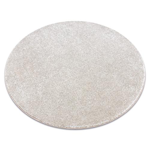 Cercle 133 Cm Tapis Cercle San Miguel Crème 031 Plaine Couleur Unie