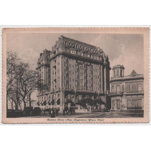Buenos Aires - Plaza Hotel (Carte Ancienne Animée, Argentine)