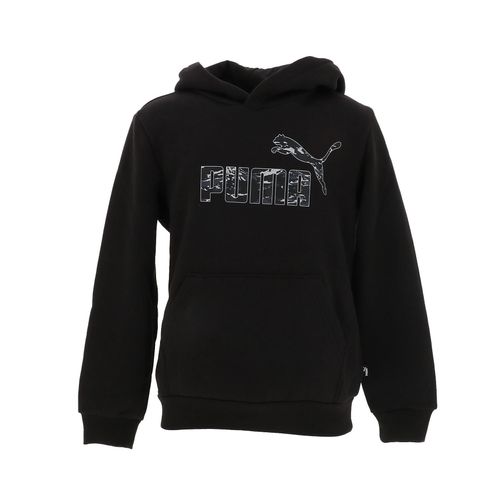 Sweat Capuche Hooded Puma B Ess+ Camo Hdy Fl Noir