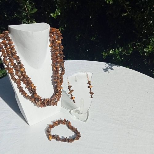 Ensemble Oeil De Tigre 3 Pieces