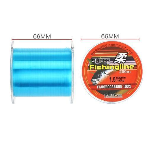 Bleu Ciel-3.0-Grande Ligne -Ligne De Pêche 300 Nylon Super Forte De 100% M,Monofilament Durable,Bleu,0.4 8.0 # De Diamètre 0.5mm,