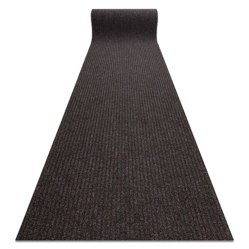 120x920 Cm Paillasson Antidérapant Pour Les Mètres Courants Gin 7053 Liverpool Extérieur, Intérieur, Sur Caoutchouc - Marron 120 Cm