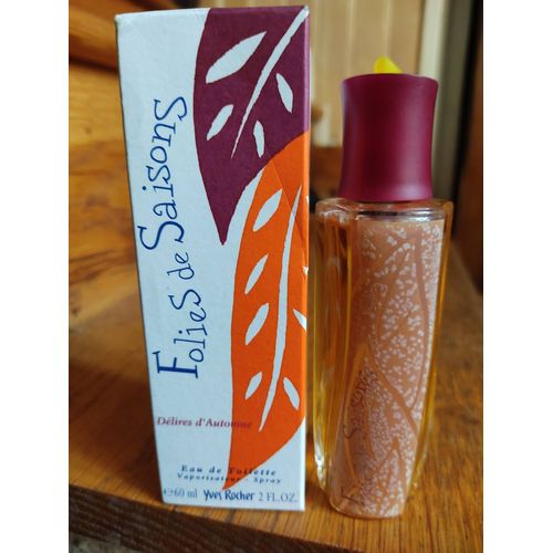 Parfum Eau De Toilette Folies De Saison Délires D'automne Yves Rocher Spray 60 Ml En Boîte 