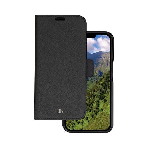 Étui Pour Iphone 14 Pro Folio 2 En 1 Modèle New York En Cuir Avec Porte-Cartes Dbramante1928noir