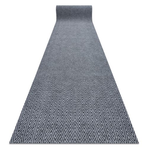 100x680 Cm Paillasson Antidérapant Pour Les Mètres Courants 100 Cm Magnus 2954 Zigzag Extérieur, Intérieur Gris