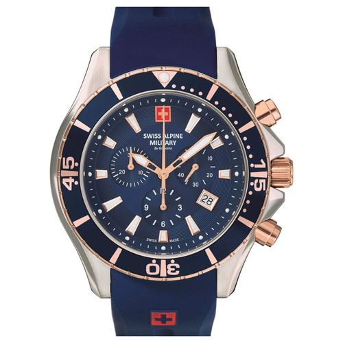 Mens Watch Swiss Alpine Military 7040.9855, Quartz, 45mm, 10atm