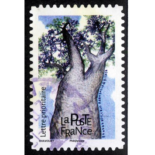 Timbre Baobab Africain - Adansonia Digitata,2018,La Poste,France,Lettre Prioritaire,Chavouet