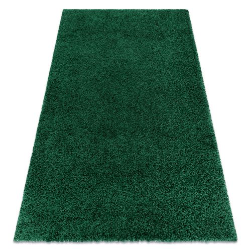 80x150 Cm Tapis Soffi Shaggy 5cm Bouteille Verte