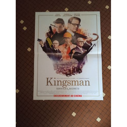 Affiche Du Film "Kingsman" 60x40 Cm.