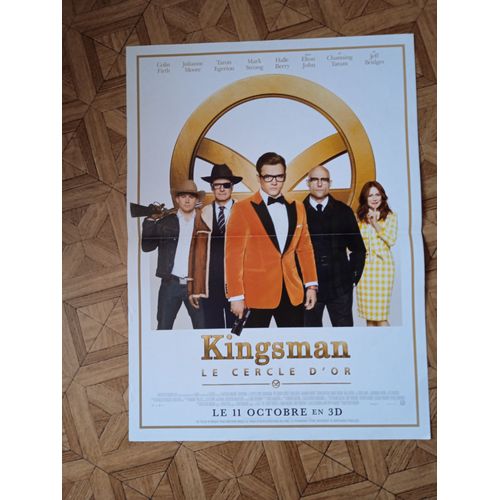 Affiche Du Film "Kingsman 2: Le Cercle D'or" 60x40 Cm.