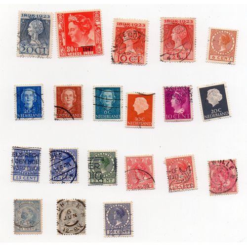 Pays-Bas- Lot De 20 Timbres Oblitérés- Reines