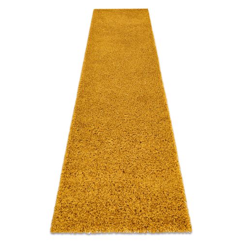 60x300 Cm Tapis, Le Tapis De Couloir Soffi Shaggy 5cm Or - Pour La Cuisine, L'antichambre, Le Couloir