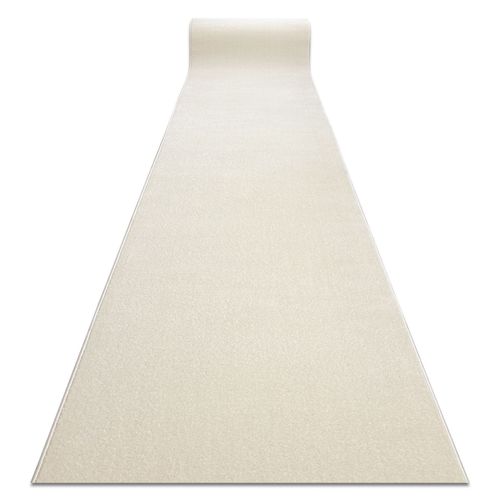 80x110 Cm Tapis De Couloir Karmel Plaine, Une Couleur Blanc 80 Cm