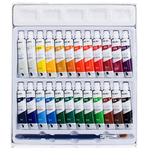 Ensemble De Peintures Acryliques Pour Peindre Artisanat, Peinture Acrylique, Graffiti De 12/18/24 Couleurs Pour Enfants Et Artistes, Techniques De Peinture Pour Débutants