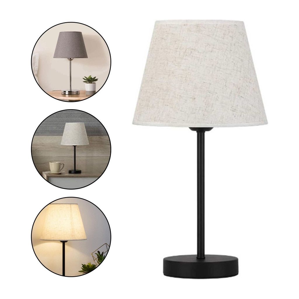 Lampe de Table 3 voies  intensit variable avec 2 prises US... - 2