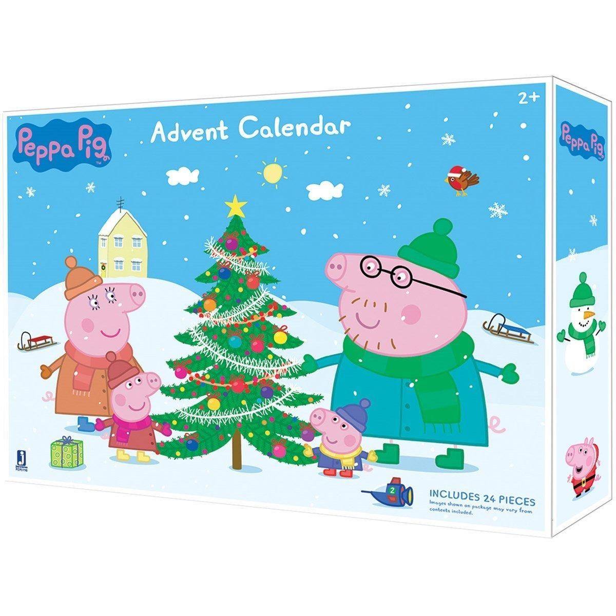 Peppa Pig PEP0658 Calendrier de lAvent 2021, avec Figurines Peppa P