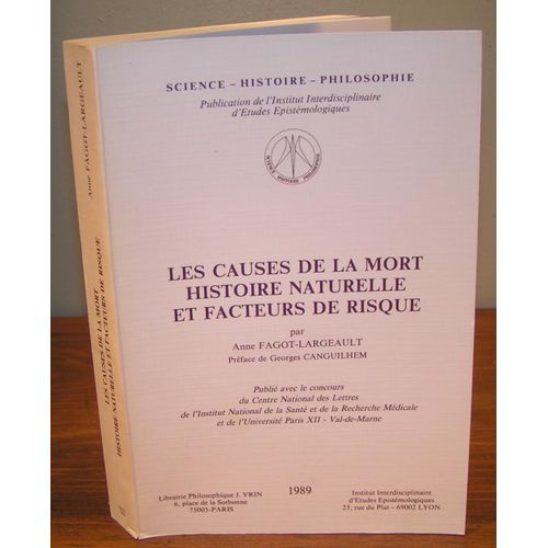 Les Causes De La Mort, Histoire Naturelle Et Facteurs De Risque