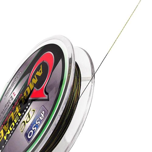 Camouflage-0.14mm 18lb -Asso 130m Pe Camouflage Ligne De Pêche 13 37lb 0.08 0.24mm 4 Brins Tressé Fort Multifilament Tressé Fil Pour