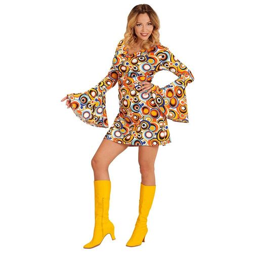 Déguisement Robe Hippie Psychédélique Femme