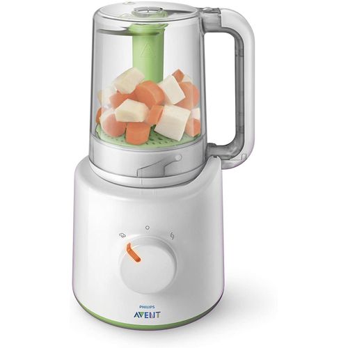 Robot Cuiseur Bébé 2 En 1 410w Gris Blanc