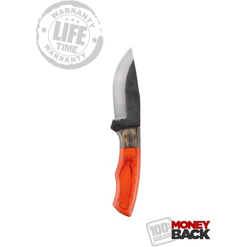 Couteau De Chasse Avec Lame De 10,16 Cm Orange