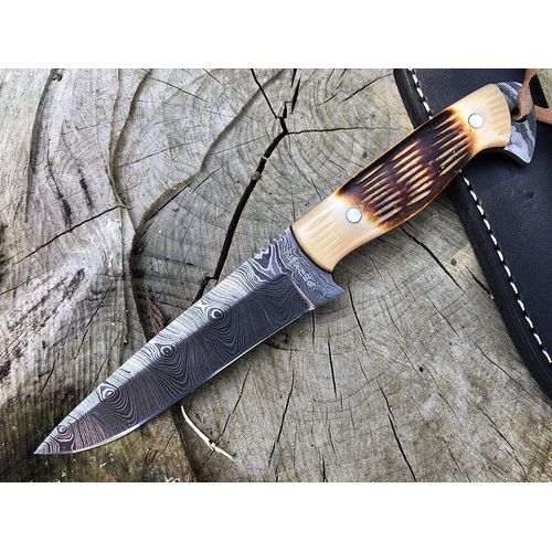 Couteau De Chasse Damas Avec Lame De 10,16 Cm