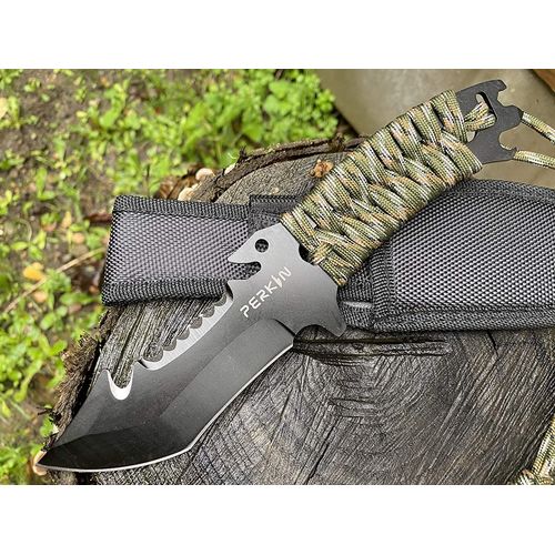Couteau De Chasse De 22,86 Cm Avec Lame Fixe Et Étui