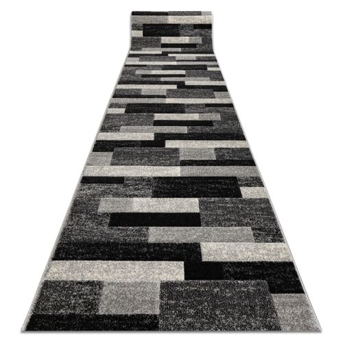 80x100 Cm Tapis De Couloir Feel 5756/16811 Rectangles Gris 80 Cm