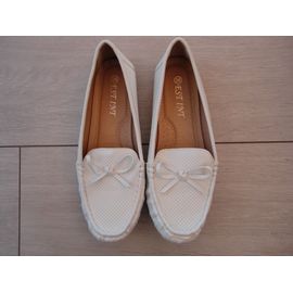 Mocassins Blancs Femme (Taille 38)
