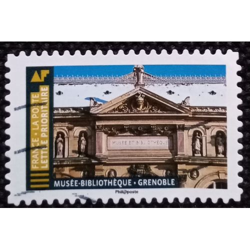 France 2019 Timbre Oblitéré Yt 1678 - Musée-Bibliothèque De Grenoble - Carnet Histoire De Styles - Architecture