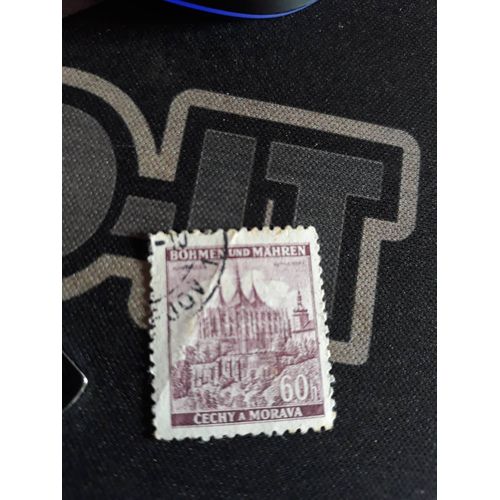 Timbre Bohème Et Moravie Chateau 1941 Tp25