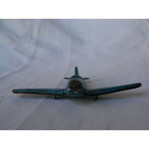 Ww2 France Avion Jouet Francais Dewoitine/Ds 406 Bleu