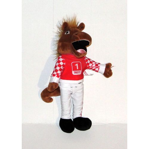 Peluche Cheval Le Trot Mascotte Vincennes Troty Planete Mascottes