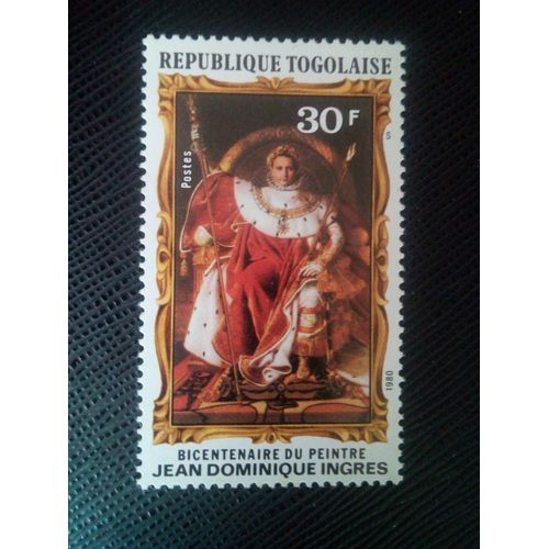 Timbre Togo Yt 991 Napoléon Ier Sur Son Trône, Par J. A. D. Ingres 1980 ( 020905 )