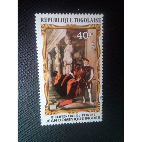Timbre Togo Yt 992 Henri Ier Et Don Pedro De Tolède, Par J. A. D. Ingres 1980 ( 020905 )