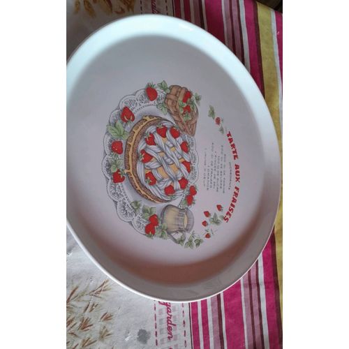 Assiette Tarte Aux Fraises