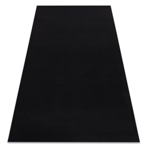 100x100 Cm Tapis Antidérapant Rumba Couleur Unique Noir