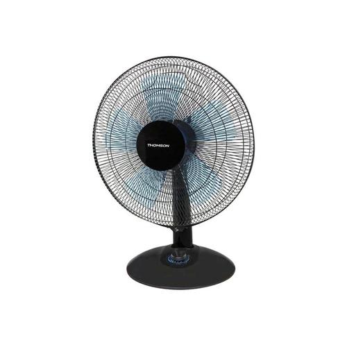 Thomson THVEL 640ST - Ventilateur - plateau de table - 40 cm - noir mat et brillant