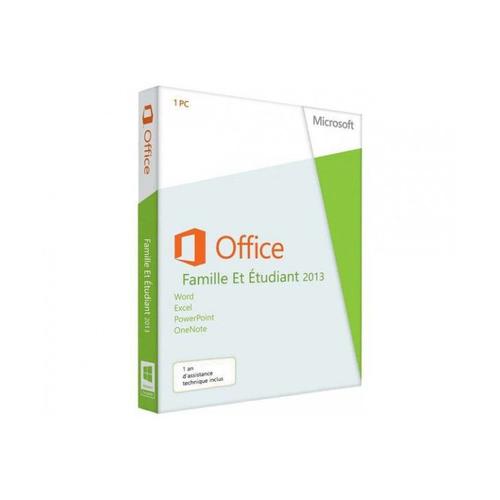 Microsoft Office 2013 Famille Et Etudiant (Home & Student) - Clé Licence À Télécharger - Livraison Rapide 7/7j - Logiciel En Téléchargement